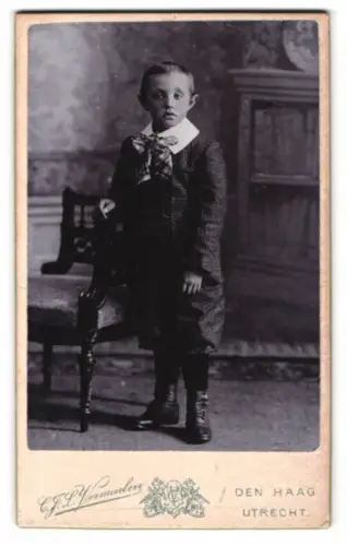 Fotografie C.J.L. Vermeulen, Den Haag, Toussaintkade 11, Porträt eines Jungen