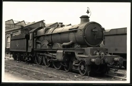 Fotografie britische Eisenbahn, Locomotive No. 4082 Windsor Castle, Lokomotive
