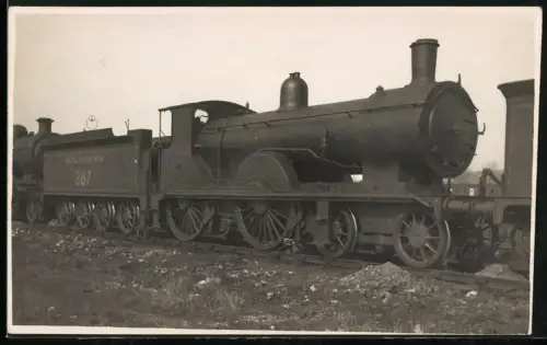 Fotografie britische Eisenbahn, Lokomotive 287