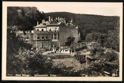 Fotografie Ansicht Wien, Blick nach dem Schlosshotel Cobenzl