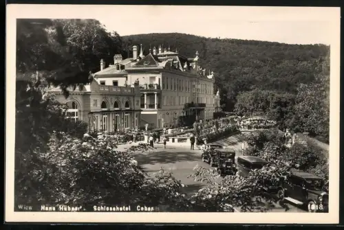 Fotografie Ansicht Wien, Blick zum Schlosshotel Cobenzl