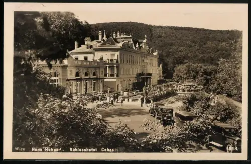 Fotografie Ansicht Wien, Blick nach dem Schlosshotel Cobenzl