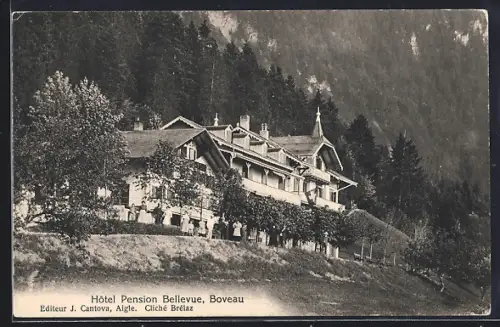 AK Corbeyrier, Boveau, Hôtel Pension Bellevue