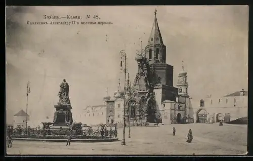 AK Kasan, Denkmal Alexanders II. und Kriegskirche