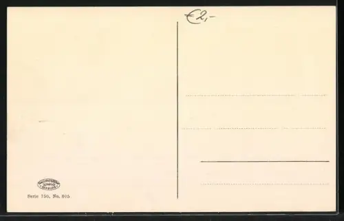 AK Berlin, Unter den Linden mit Strassenbahn