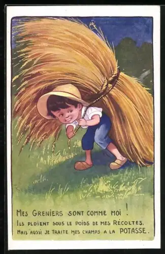 AK Reklame für Potasse