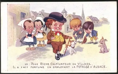 AK Reklame für Potasse d`Alsace