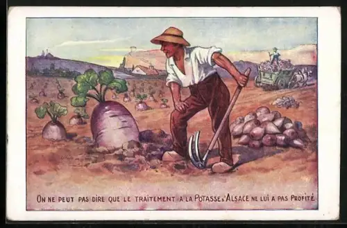 AK Reklame für Potasse d`Alsace