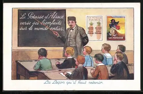 AK Reklame für Potasse d`Alsace