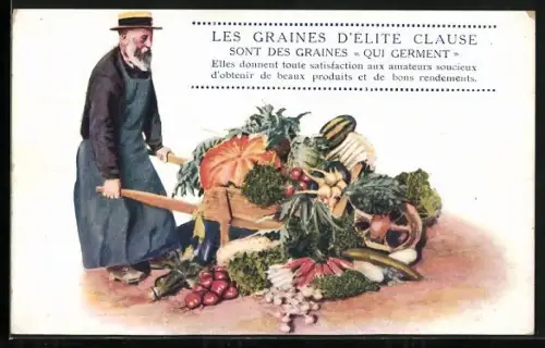 AK Reklame für Graines Qui Germent