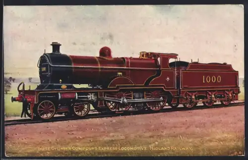 AK Express Locomotive No. 1000 Midland Railway, englische Eisenbahn