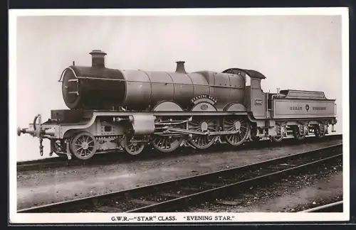 AK Englische Tenderlokomotive No. 4002 Evening Star der Great Western