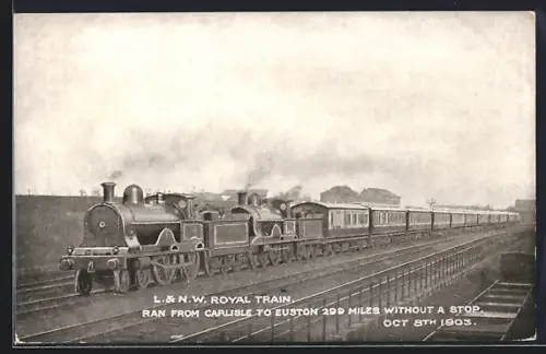 AK L & NW Royal Train, englische Eisenbahn