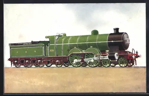 AK Englische Eisenbahnlokomotive No. 272 der G. N. R.
