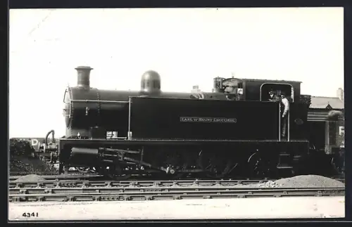 Foto-AK Lokomotive Earl of Mount Edgecumbe, englische Eisenbahn