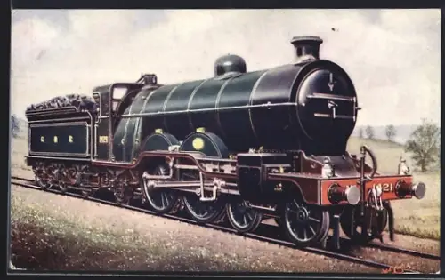Künstler-AK Great Northern Railway No. 1421, englische Eisenbahn