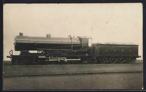 Foto-AK Lokomotive No. 333 LSWR, englische Eisenbahn
