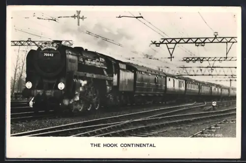 AK The Hook Continental Express passing Shenfield, Locomotive No. 70042