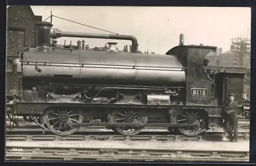 Foto-AK Lokomotive No. 2112, englische Eisenbahn