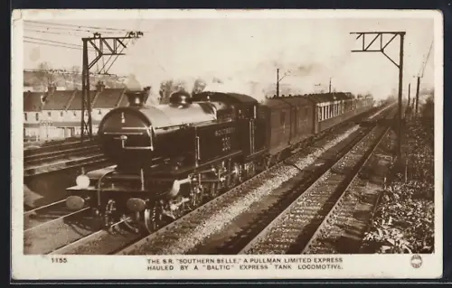 AK Englische Eisenbahn No. 330 Southern Belle, Southern Railways
