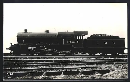 Foto-AK Lokomotive No. 10460 LMS, englische Eisenbahn