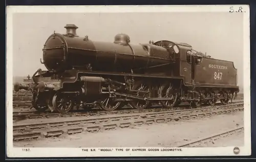 AK The SR Mogul Type of Express Goods Locomotive