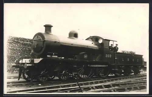 Foto-AK Lokomotive No. 203 LBSC, englische Eisenbahn