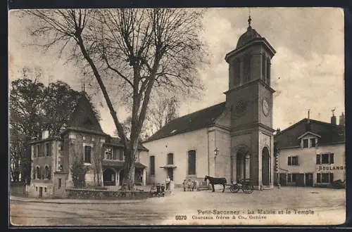 AK Le Petit-Saconnex, La Mairie et le Temple