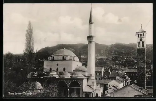 AK Sarajevo, Blick auf die Moschee