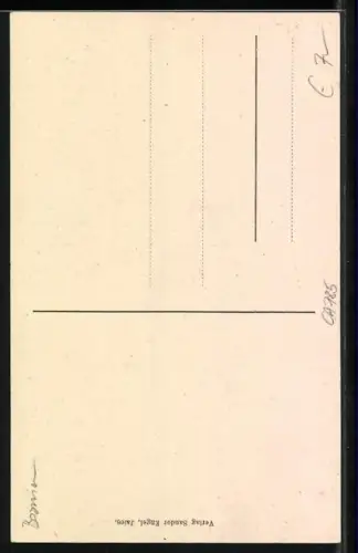 AK Jajce, Ortsansicht mit Wasserfall