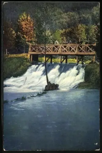 AK Blick auf die Bosna-Quelle