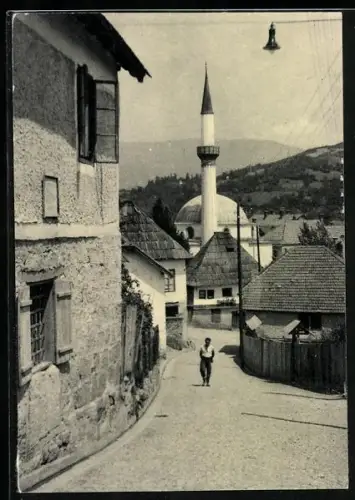 AK Jajce, Strassenpartie im Ort