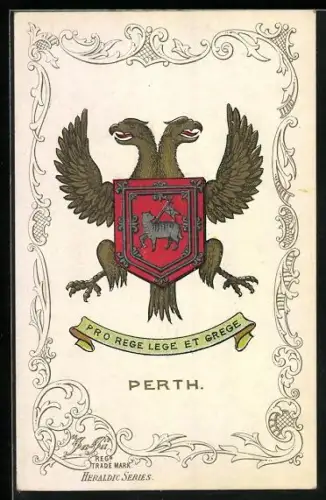 Künstler-AK Perth Coat of Arms