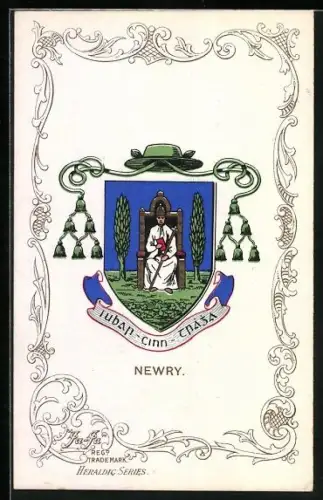 Künstler-AK Newry Coat of Arms
