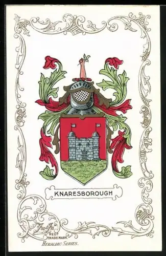 Künstler-AK Wappen von Knaresborough