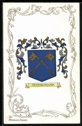 Künstler-AK Peterborough Coat of Arms