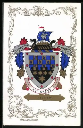 Künstler-AK Balham Coat of Arms