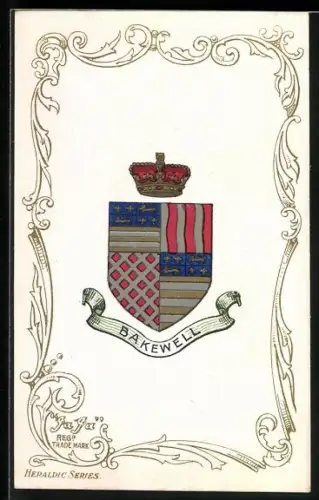 Künstler-AK Bakewell Coat of Arms