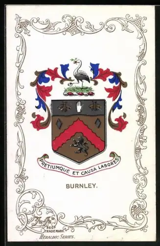 Künstler-AK Burnley Coat of Arms