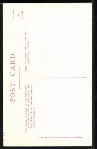 Künstler-AK Croydon, Sanitate Crescamus, Wappen