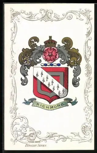 Künstler-AK Richmond Coat of Arms