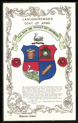 AK Lancashire, Lancashiremon`s Coat Of Arms