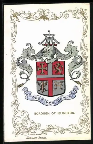 Künstler-AK Islington Coat of Arms