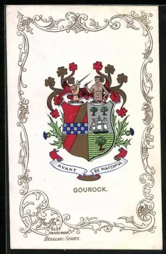 Künstler-AK Gourock Coat of Arms