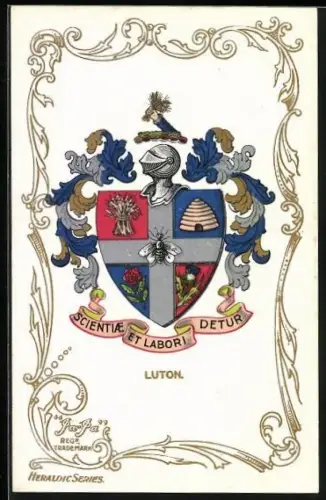 Künstler-AK Luton Coat of Arms