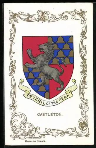 Künstler-AK Castleton Coat of Arms