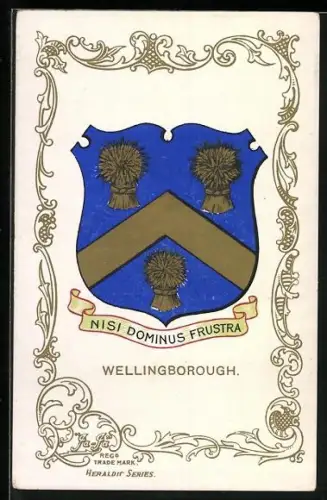 Künstler-AK Wellingborough Coat of Arms