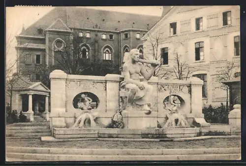 AK Essen / Ruhr, Jahrhundert-Brunnen
