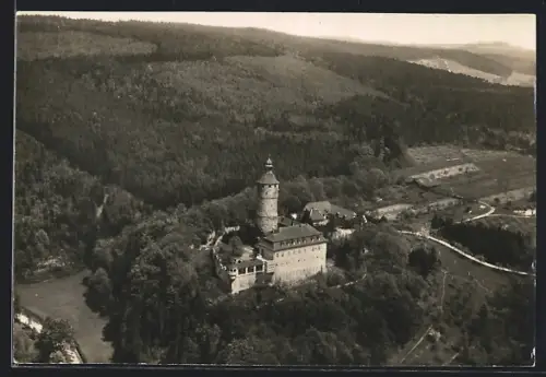 AK Tonndorf / Thüringen, Erfurt Land, Blick zum Schloss