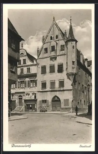 AK Donauwörth, Stadtzoll, Aussenansicht